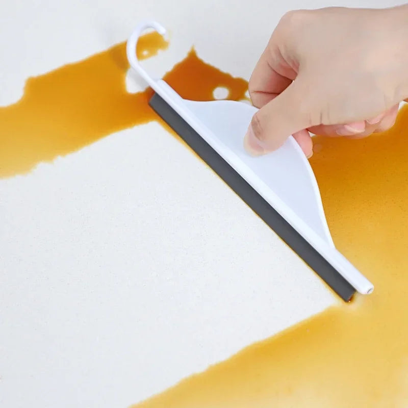 Carvallo Mini Duschabzieher | Praktisk fönsterskrapa | Silikonblad för speglar, kakel och fönster Carvallo