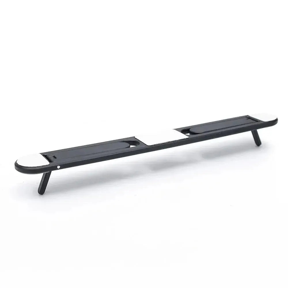 Carvallo Laptop-ställ | Självhäftande & Fällbar | Ultrakompakt för resor | 21,5 cm | Svart Carvallo