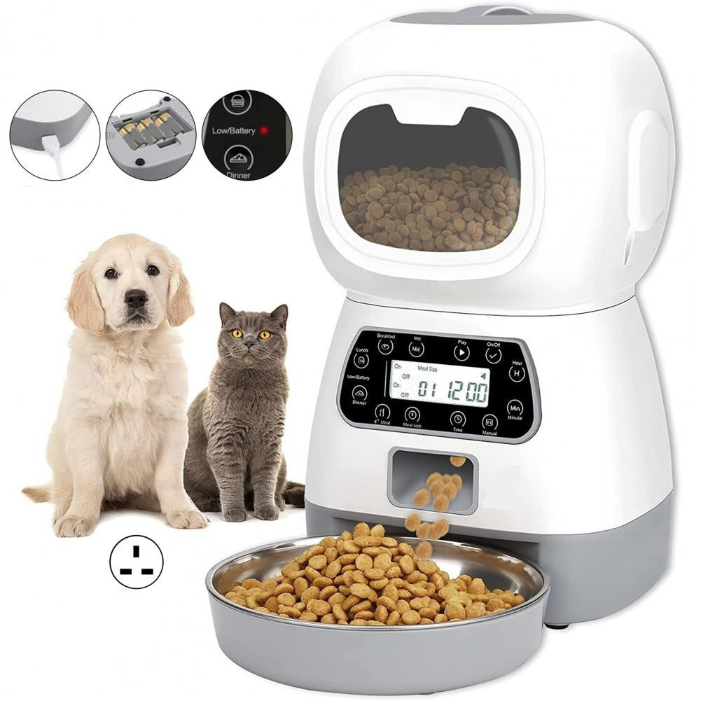 Röstinspelaning Automatisk Pet Feeder Bellasverige