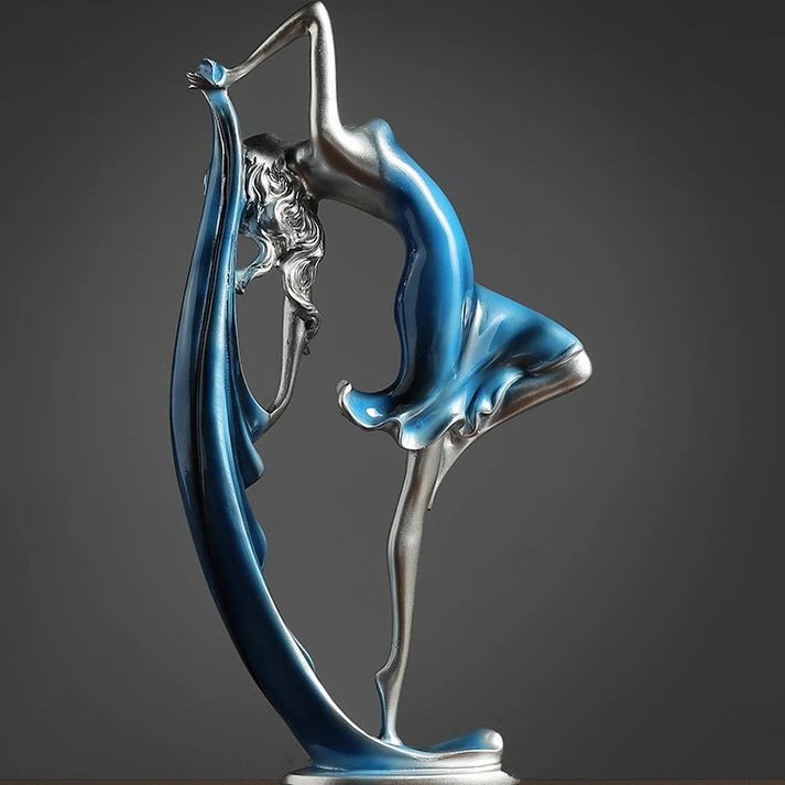 Carvallo - Elegant dansskulptur med flytande linjer och dynamisk form Carvallo