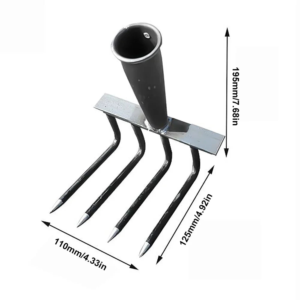 Carvallo Trädgårdsharv | Högpresterande Ogräsrivs | 4/7/9/12 Tänder | Kolstål Carvallo
