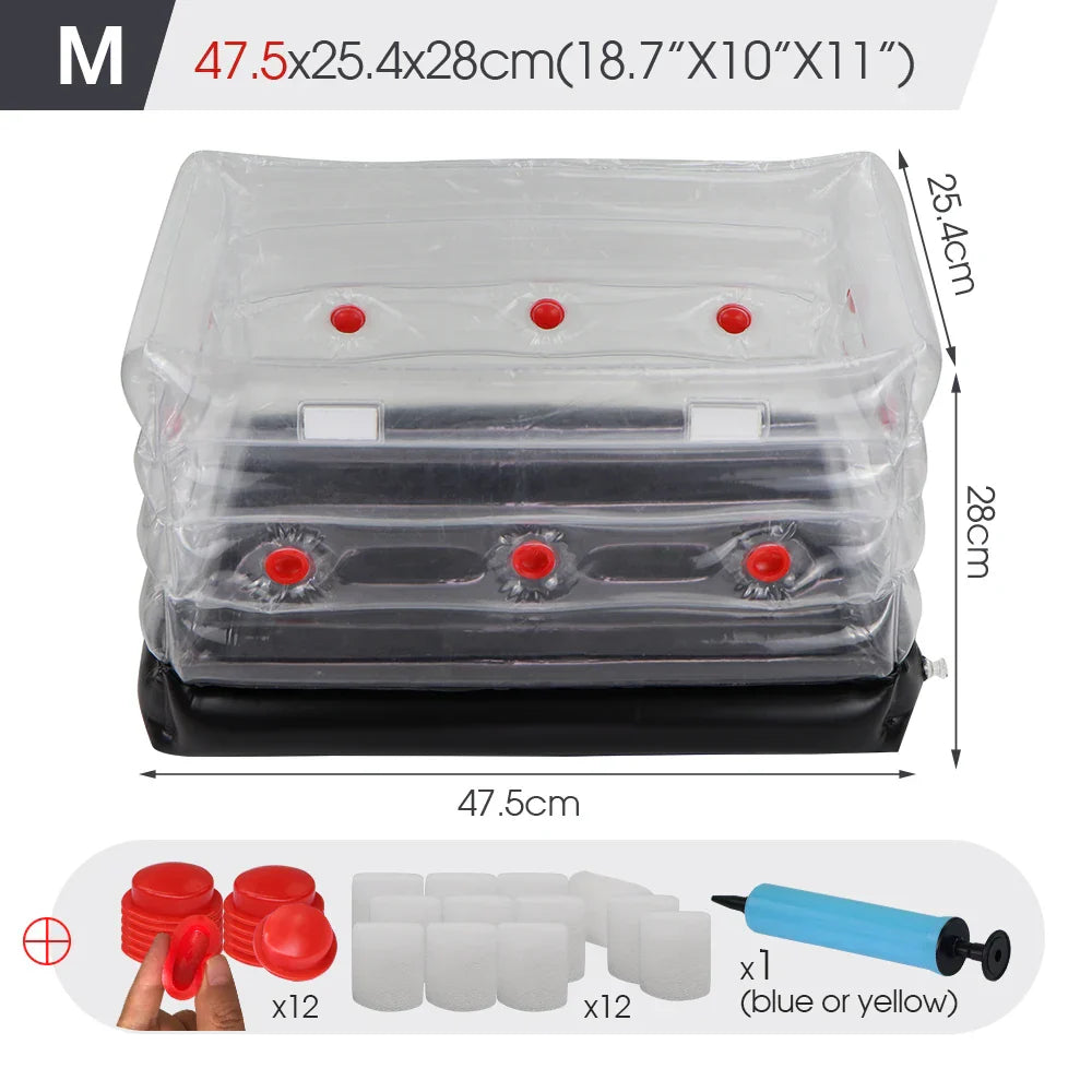 Carvallo svampodlingsset | Uppblåsbar Growbag med luftfilter | Monotub för hemmet & trädgård Carvallo