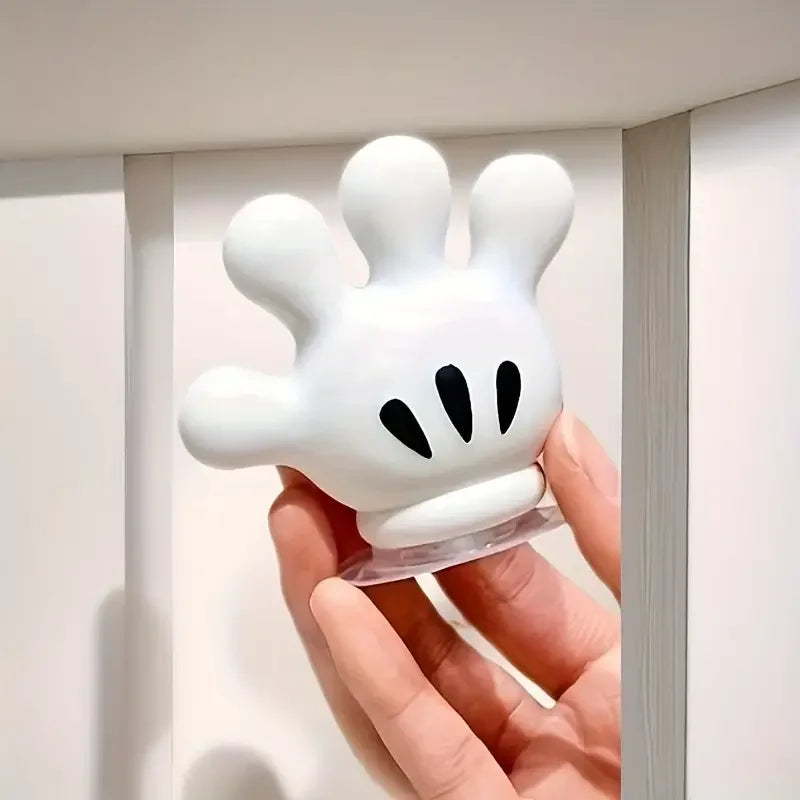 Carvallo Palmilo | Utan borrning | Med sugkopp | Tandborsthållare, handdukshängare & kabelhållare | Mickey-hand-design Carvallo