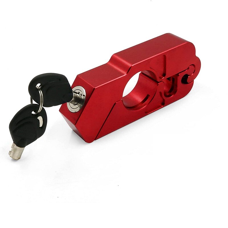 Grip Lock Motorcykel Stöldskyddsanordning-Gadgets-Hemnix-Röd-Hemnix