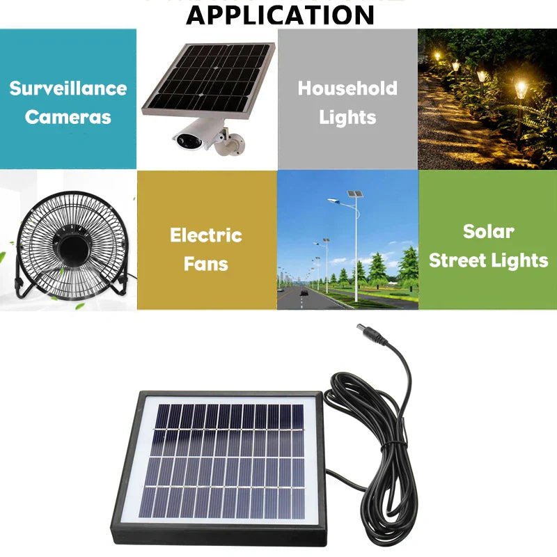 Carvallo Ladepanel SunCore 5W 12V | Polykristallin | Vattentät & Bärbar | För bil, husbil, båt & DIY-tillämpningar Carvallo