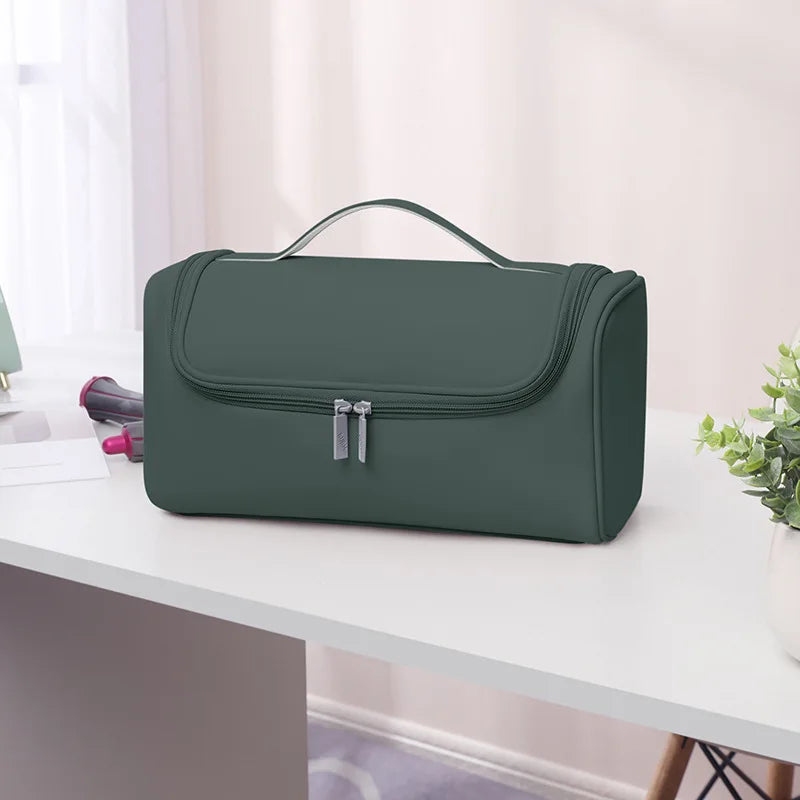 Carvallo Bärbar Hårtorkväska för Resa & Förvaring | Samt-Organisator för Dyson Airwrap & Tillbehör | Skydds- & Förvaringsväska med Krok & Fack Carvallo