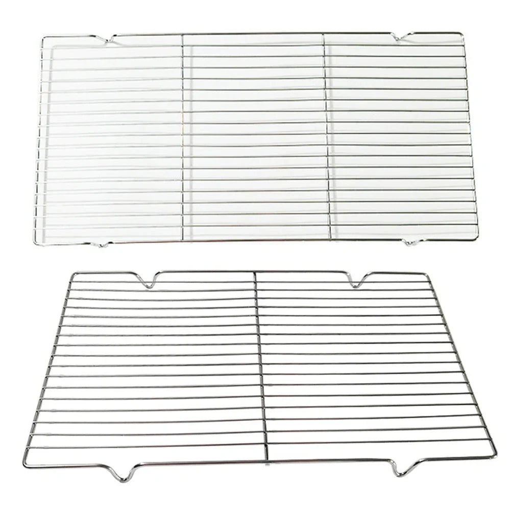 Carvallo Grillrost i rostfritt stål | Rektangelt BBQ-galler med förstärkta fötter | Mångsidig för grill, ugn & torkning | Rostfri & Robust Carvallo