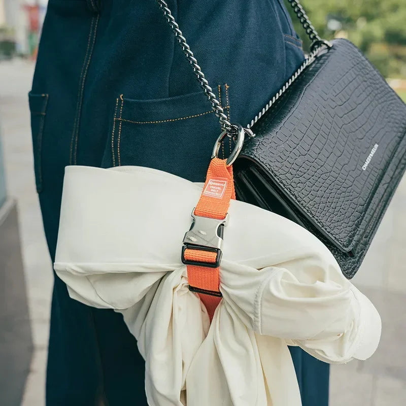 Carvallo Bagagekrok | Robust bagagerem med metaløje | 18 cm | Til kufferter, rygsække & tasker Carvallo