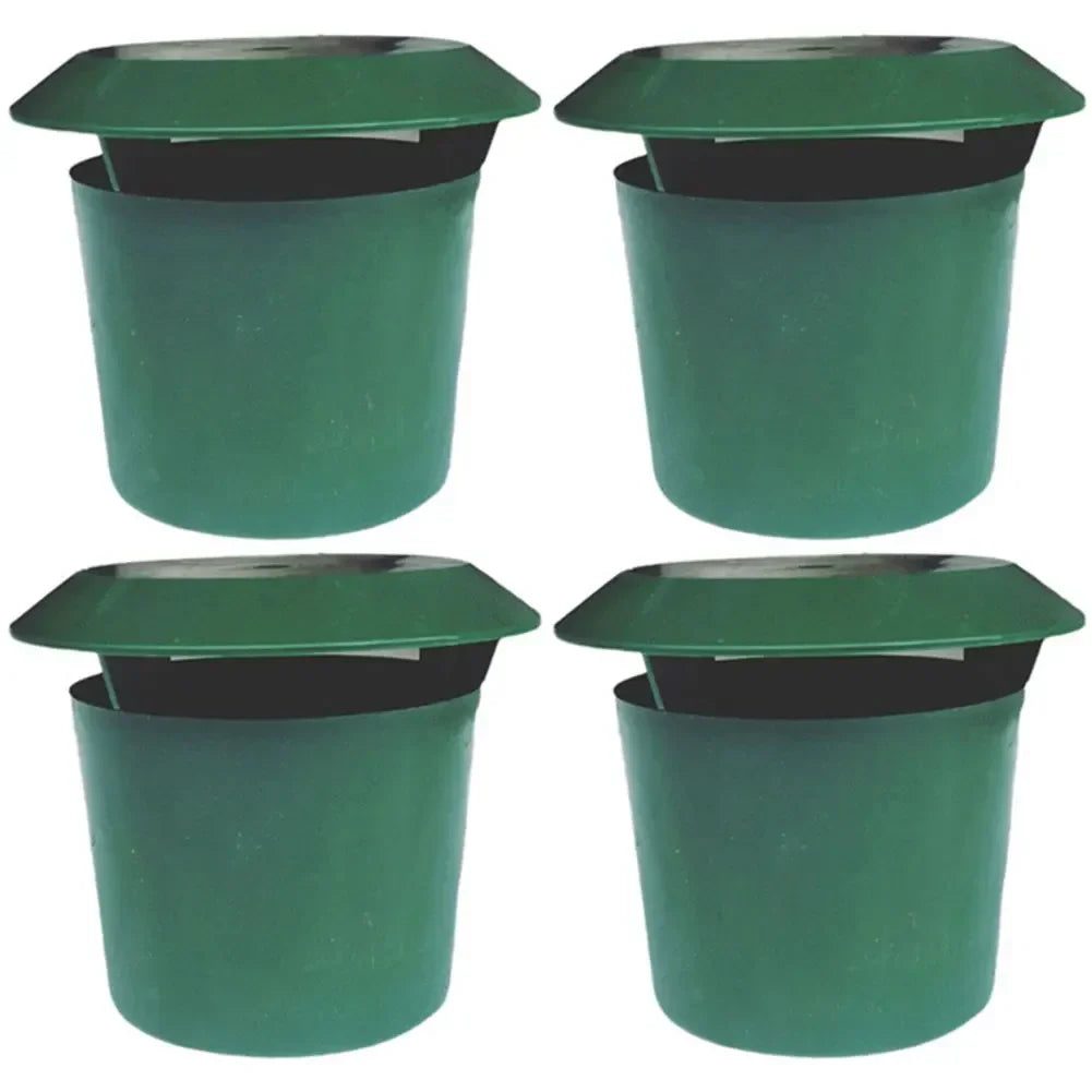 Carvallo Eco | Snigelfälla med ölattraktion | Återanvändbar & Miljövänlig | För trädgård & rabatt | 2/4/10 stycken Carvallo