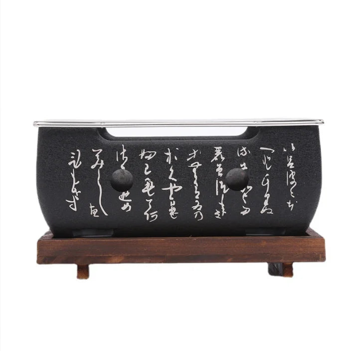 Carvallo Bärbar Kolgrill | Koreansk Bordgrill för Utomhus & Hem | Återanvändbar & Kompakt | Ideal för BBQ & Camping Carvallo