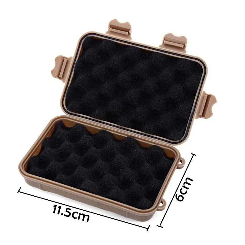 Carvallo Outdoor-Box | Vattentät och Stötsäker Förvaringslåda | För gadgets, utrustning och överlevnadskit Carvallo