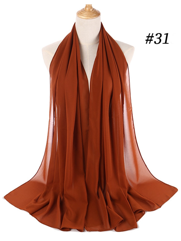 Chiffon Hijab pannband-Clothes for women-Bellasverige-Hemnix
