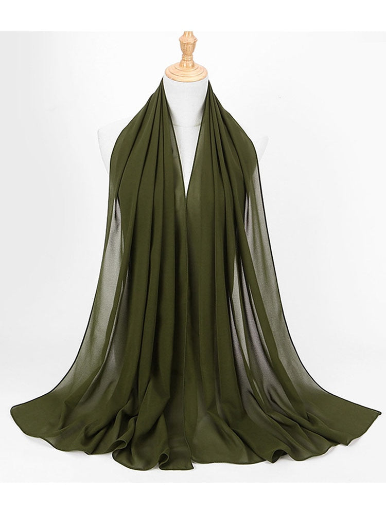 Chiffon Hijab pannband-Clothes for women-Bellasverige-Hemnix
