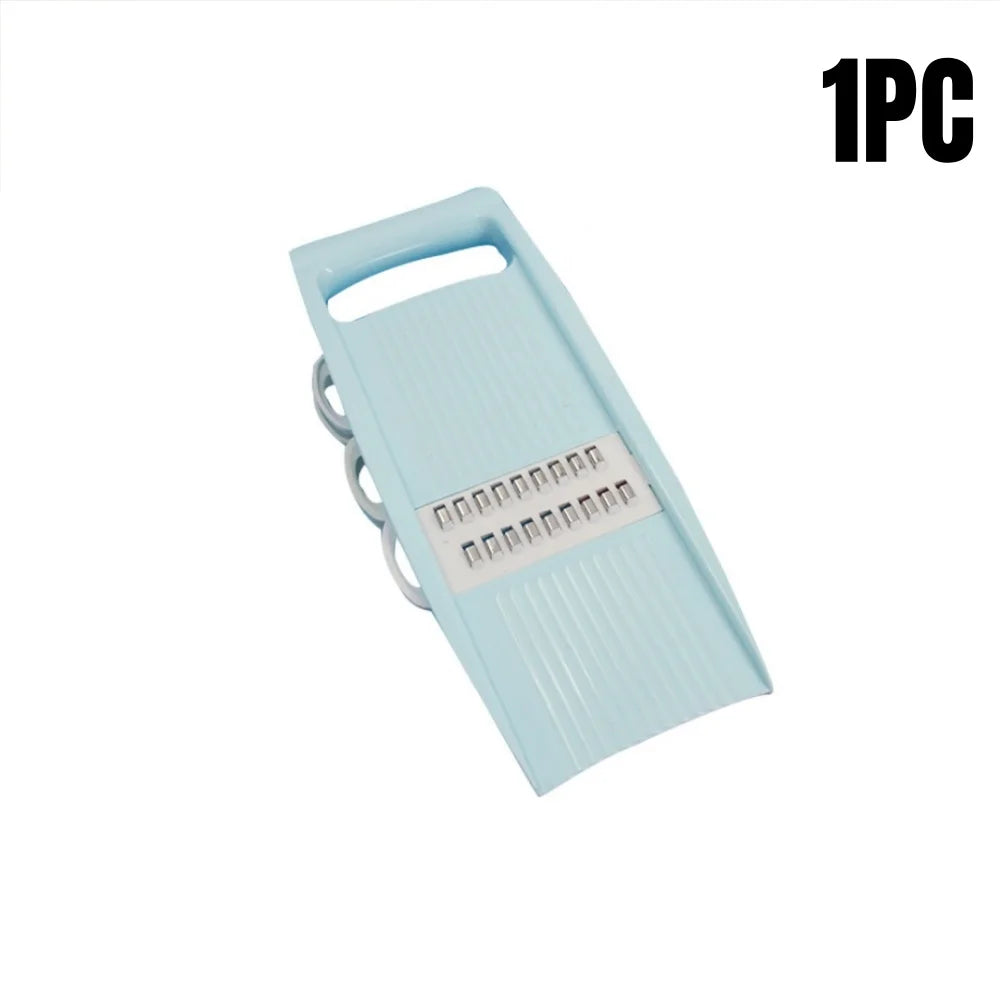 Carvallo 5-i-1 Grönsaksrivare & Rive | Multifunktionell Kökshyvel med Uppsamlingbehållare | Manuell, Säker & Kompakt | För Frukt, Potatis & mer Carvallo