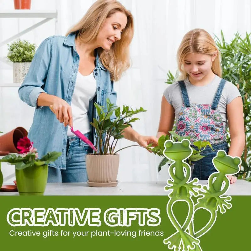 Carvallo Garden | Växtstöd i grodform | 13,5 × 6 cm | För trädgård & krukväxter | 1–5 stycken Carvallo