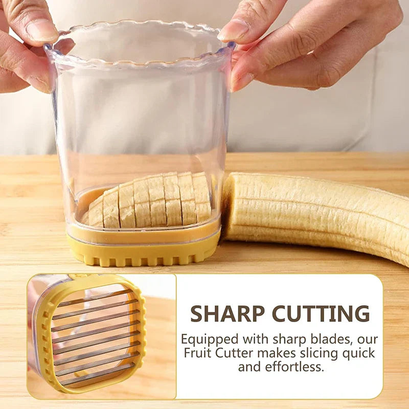 Carvallo SliceBerry ProCup | Rostfritt stål fruktskärare med tryckplatta | För jordgubbar, vindruvor & ägg Carvallo