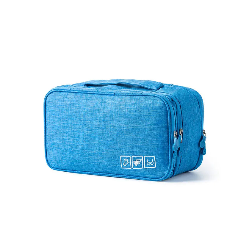 Carvallo-Organizer Travinelle | Fällbar resväska med 3 fack | Vattentät & Transparent | 30 × 17 × 13 cm Carvallo