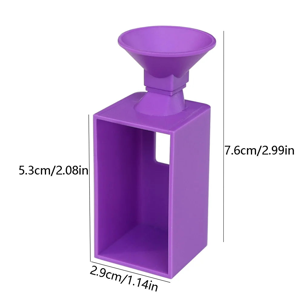 Carvallo Diamantmålning Tratt | För Runda & Fyrkantiga Stenarter | Lätt fyllning av Lådor & Skålar | Tillbehör för DIY-Konst Carvallo