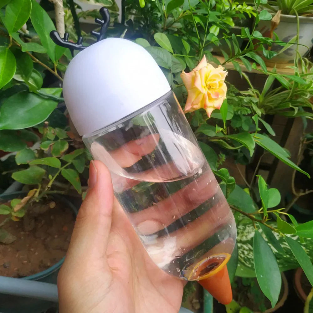 Carvallo Bewässerungssystem AquaPet GardenCare | Droppbevattning för rum- och trädgårdsväxter | 500ml | Älg, Träd & Björn Design Carvallo