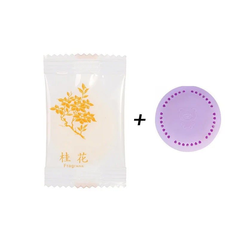 Carvallo Lufterfrischer | Fast rumdoft i snäckform | 5 dofter att välja mellan | För bad, sovrum, bil och garderob Carvallo