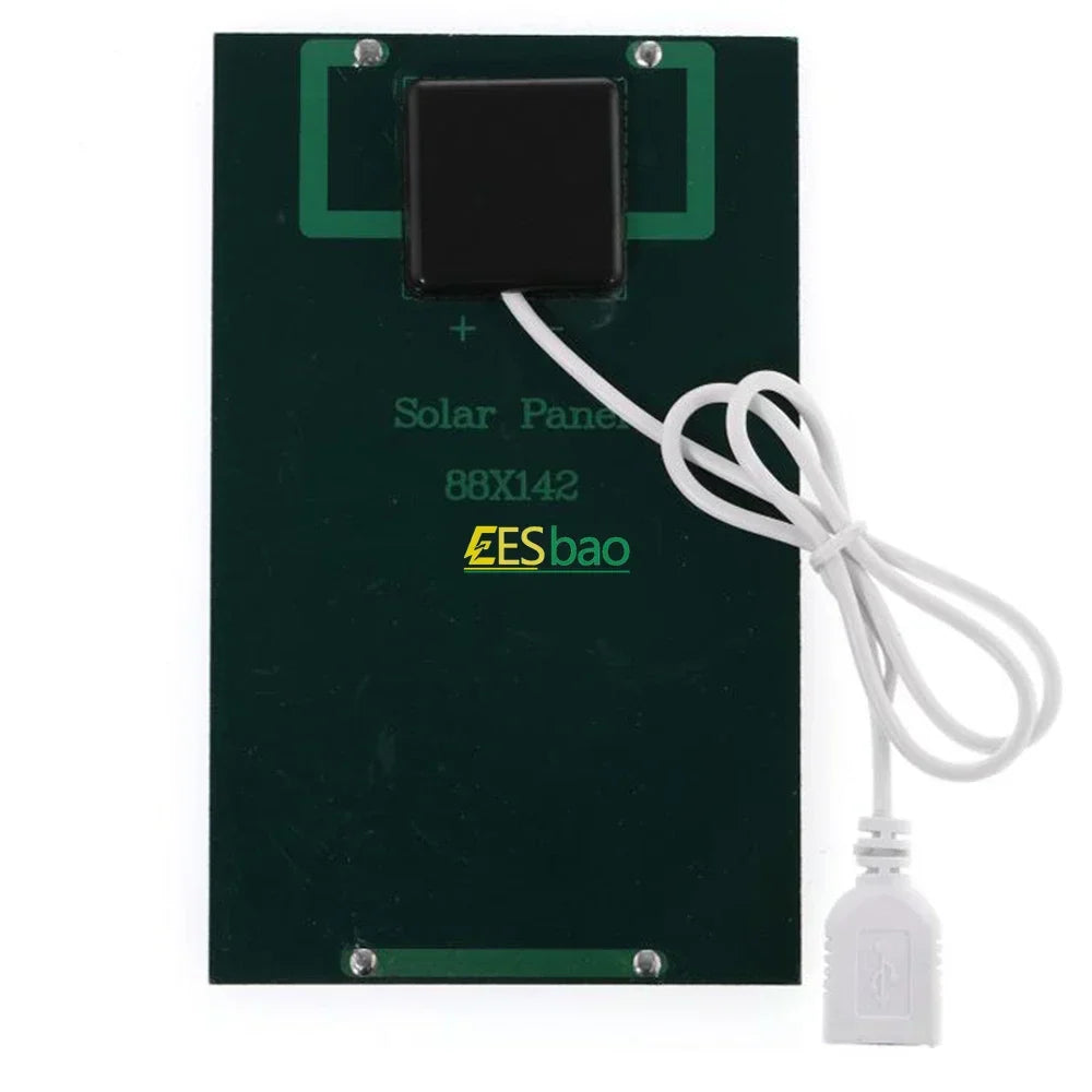 Carvallo Ladepanel SunPort 5W USB | Bärbart solpanel | 5V snabbladdning | Utomhus, camping & DIY Carvallo