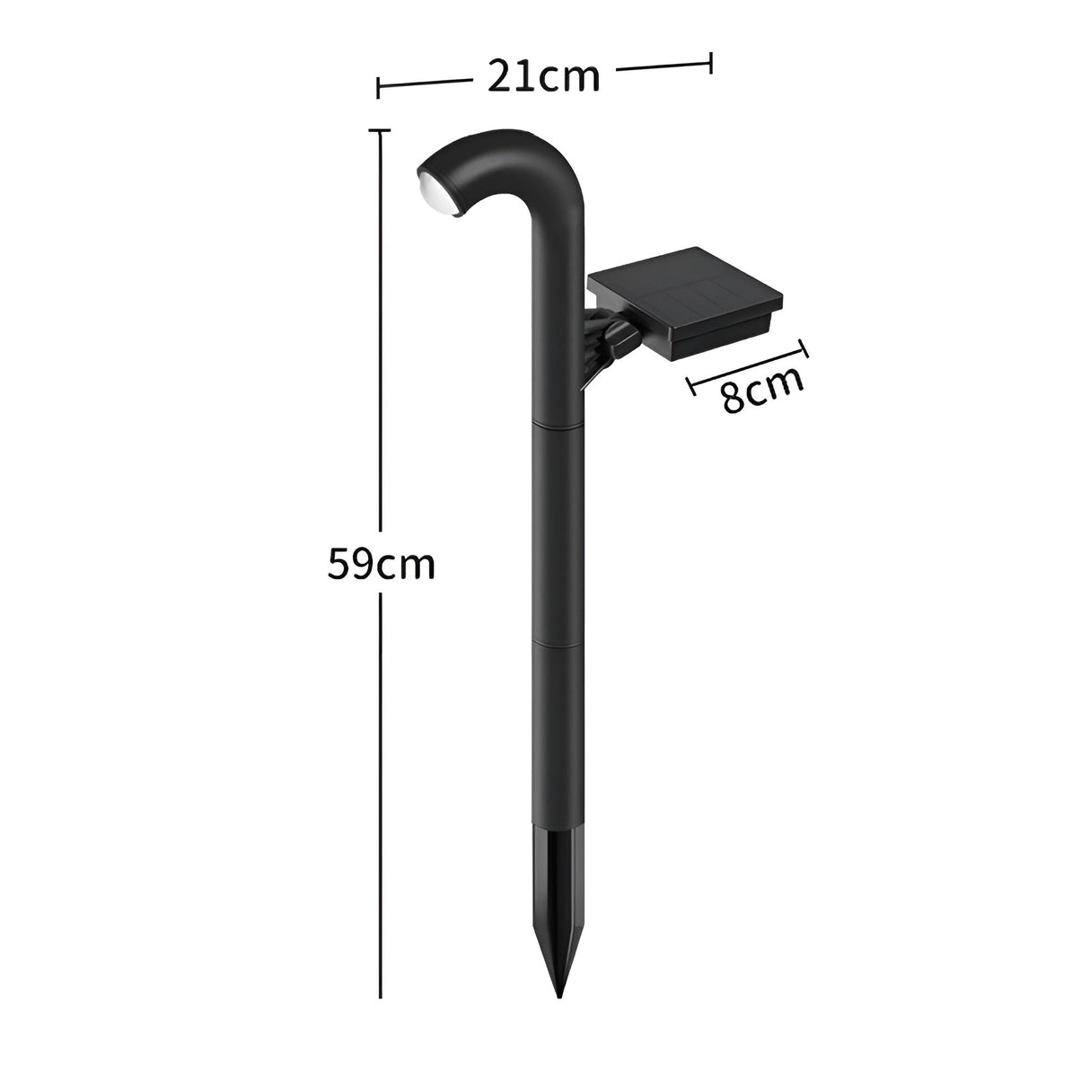 LED Solarlampor för trädgården – Dekorativ väg belysning för gård och uppfart Carvallo