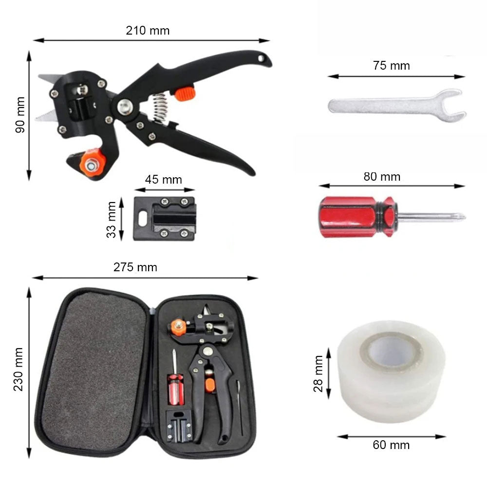 Carvallo – Precisionverktyg för trädgårdsskötsel med flera klippstilar Carvallo