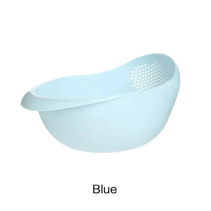 Carvallo Multifunktions-sil | Sil för rensning & avrunning | För frukt, grönsaker & ris | Ergonomisk design Carvallo