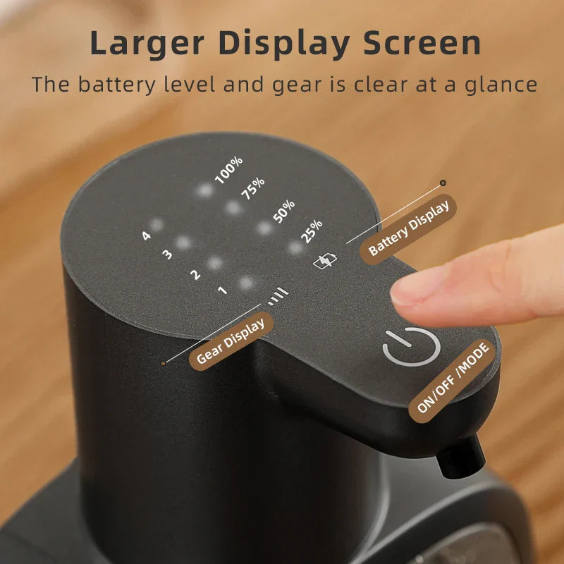 Carvallo Seifenspender Foamello | Väggmontering | 500 ml | Laddningsbar & beröringsfri | Sensorsensorfunktion Carvallo