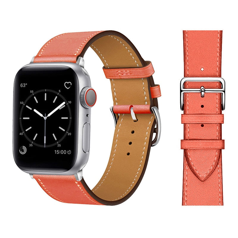 APPLE WATCH SYNTETISKT LÄDERREM-Watches for Women-Hemnix-Hemnix