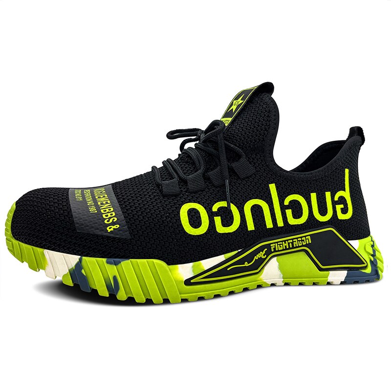 Bekväma säkerhetsskor-Shoes for Men-Hemnix-Ljusgrön-36-Hemnix