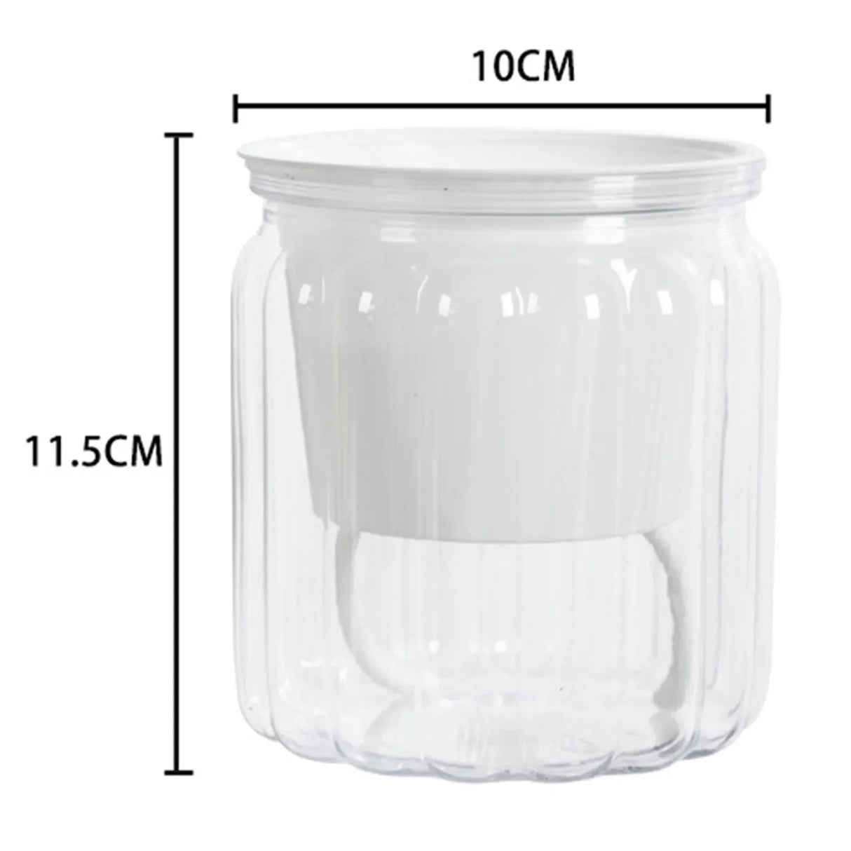 Carvallo Hydroponisk Blomkruka | Självbevattnande & Modern | För Inomhusväxter | 3-pack Carvallo