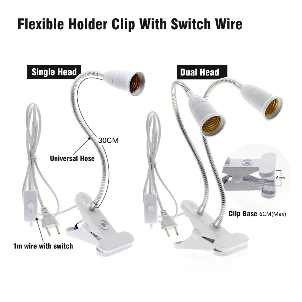 Carvallo växtlampa Florisun E27 | 18W fullspektrum | liknande solljus | För rumsväxter & växthus Carvallo