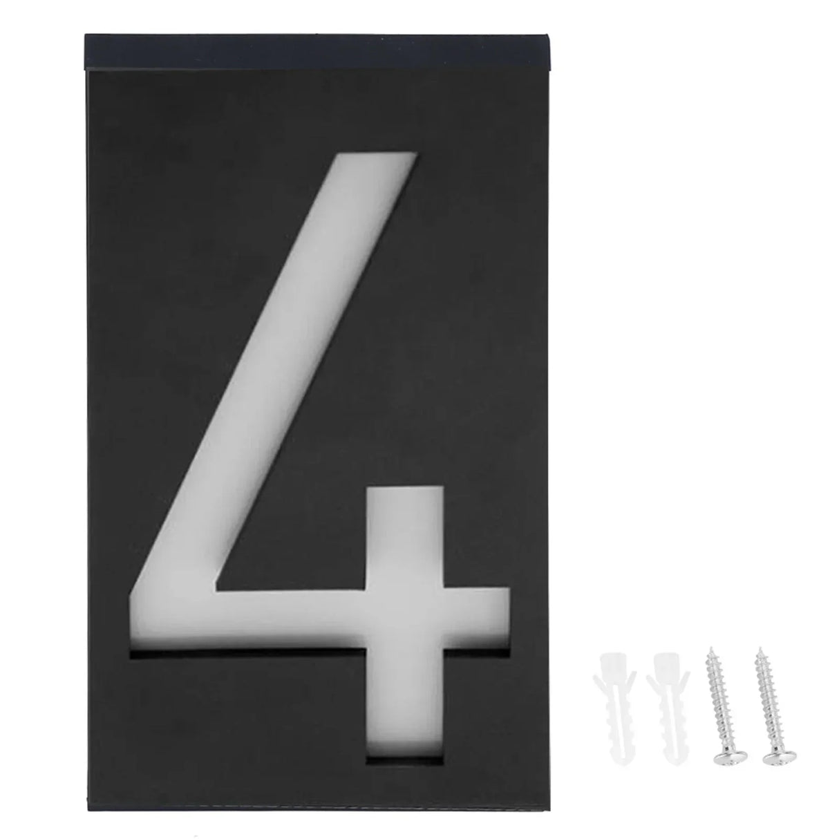 Carvallo Solar Husnummerlampa | LED Belyst | Vädertålig IP55 | Automatisk ljus vid mörker Carvallo