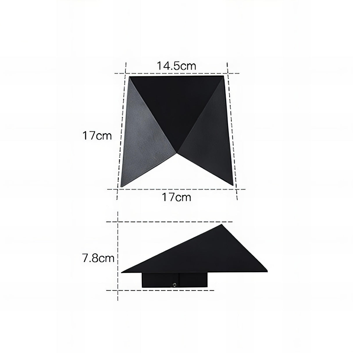 Rayden - Modern Nedre Utomhus Vägglampa i Svart eller Vitt Carvallo