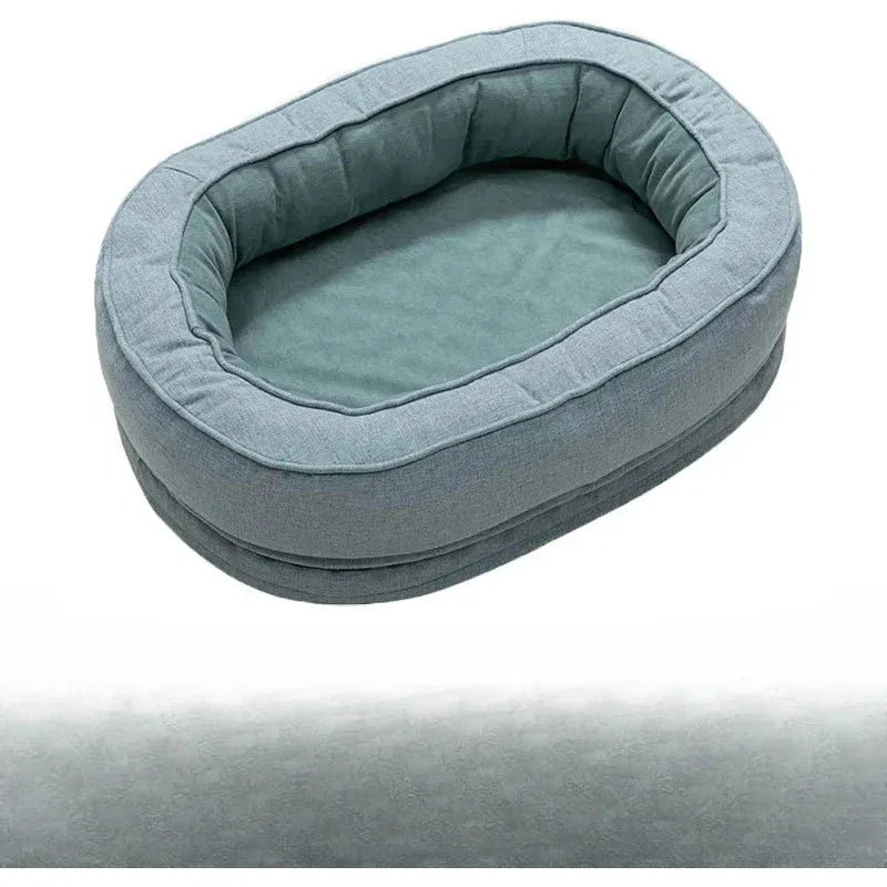 PupDreams Säng - Mjuk & Andningsbar Ortopedisk Stor Hundsäng Carvallo