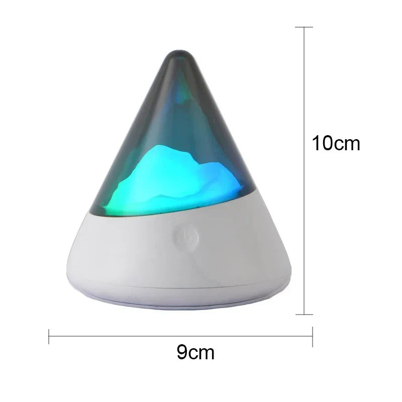 Trådlös LED Isberg Nattljus – Moderna Design för Avkopplande Belysning Carvallo