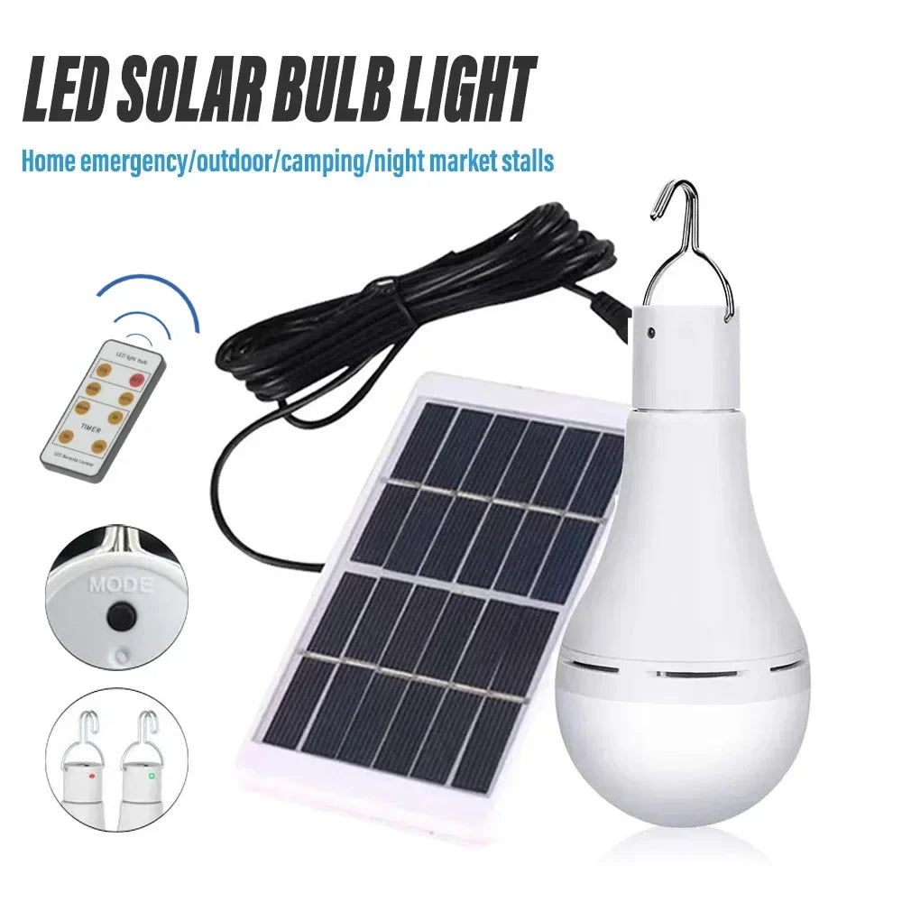 Carvallo Heliora SolarBulb | Wietrålbar | Med Solpanel & USB | Bärbar & Autark | 130 Lumen Carvallo