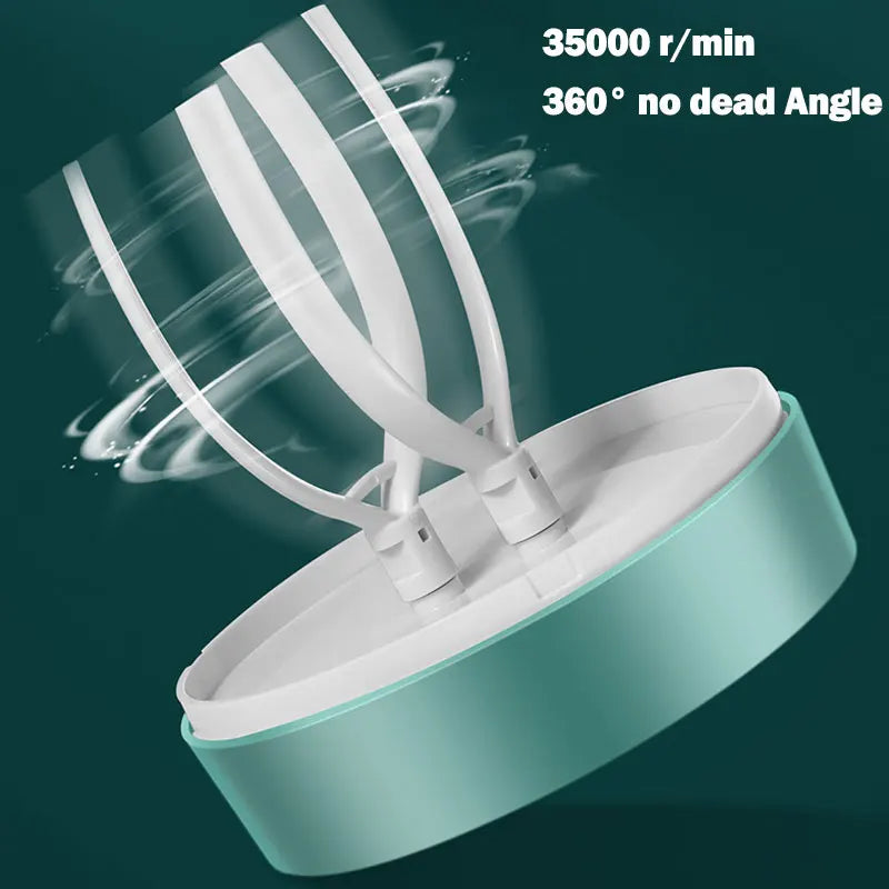 Carvallo OneTouch | Automatisk visp och mjölkskummare | USB-uppladdningsbar | 3-i-1 köksredskap för grädde, ägg och deg | Låg ljudnivå Carvallo