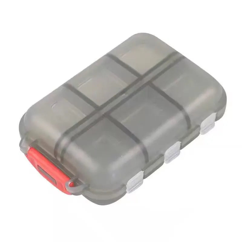 Carvallo Resepill Box | Fuktighetsskyddad & Kompakt | 4–12 Fack | För Vitaminer & Läkemedel på språng Carvallo