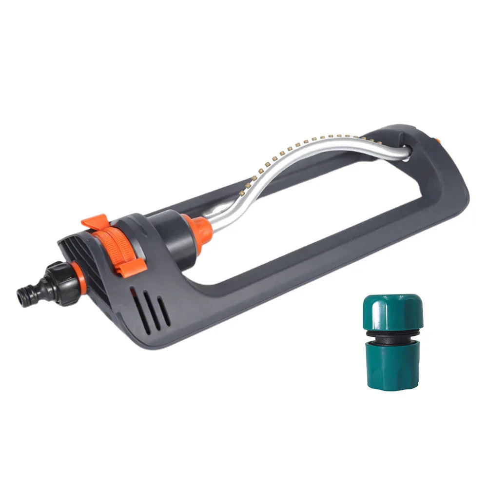 Carvallo EcoSwing Gräsmatta spridare med 4 spraylägen | Svängspridare för stora områden | 3/4-tums anslutning | Aluminiumrör & kopparmunstycken Carvallo