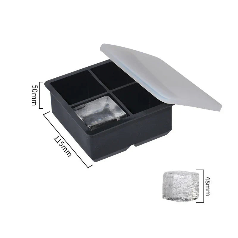 Carvallo Stor isbitsform i silikon | BPA-fri & flexibel | För XXL-isbitar, cocktails & kök | Lätt att rengöra Carvallo