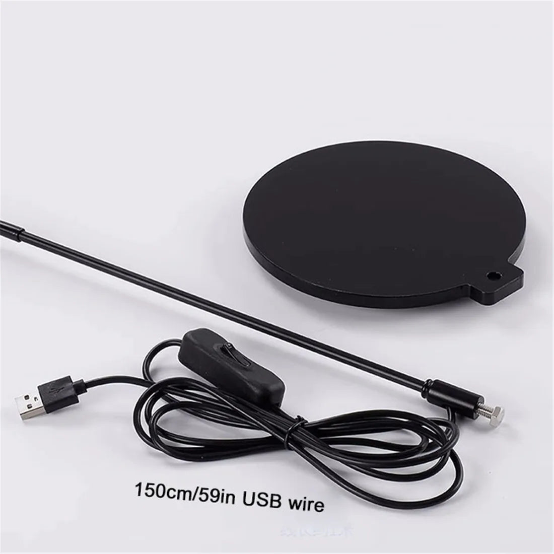 Carvallo USB växtlampa med stativ | Höjdjusterbar & Flexarm | 3W LED | Kallvitt ljus (6000K) | För inomhusväxter Carvallo