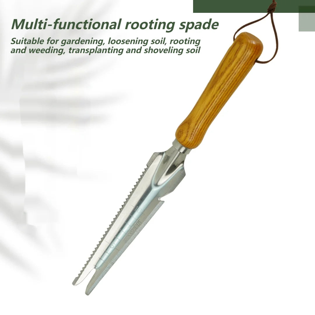 Carvallo Handspade | Rostfritt stål & bokträ | Ogräsrensning, plantering & omplantering Carvallo