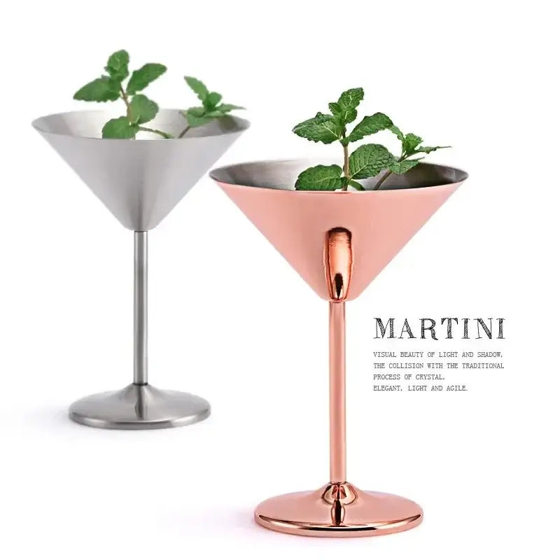 Royallure Isolerad 304 Rostfritt Stål Martini Glas – Roséguld, Personliggjord, Karaoke-Bar Redo Carvallo