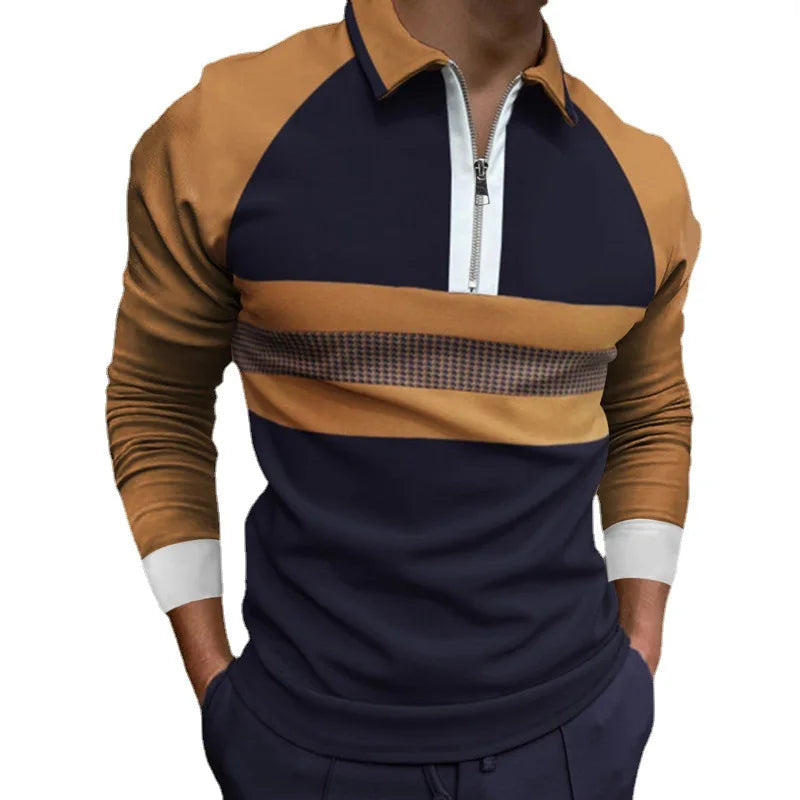 Polotröja med dragkedja för män bellasverige