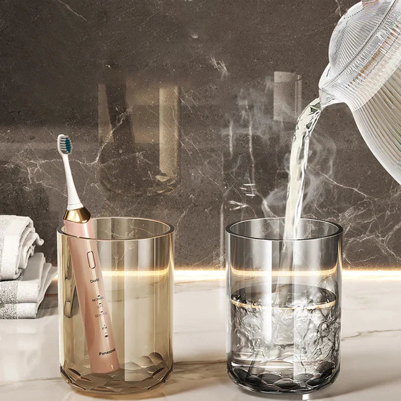 Carvallo Reserach-tandborstskålen med tandborstbox | 2-i-1 förvaringsbehållare för tandborste & munskölj | Ideal för resor Carvallo