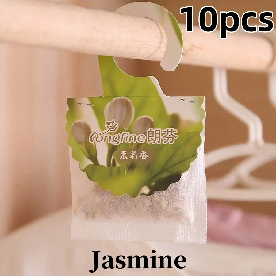 Carvallo Doftpåsar för garderob & rum | 5/10 stycken | Långvarig doft | Med hängare | Aromaterapi & luftrensare Carvallo