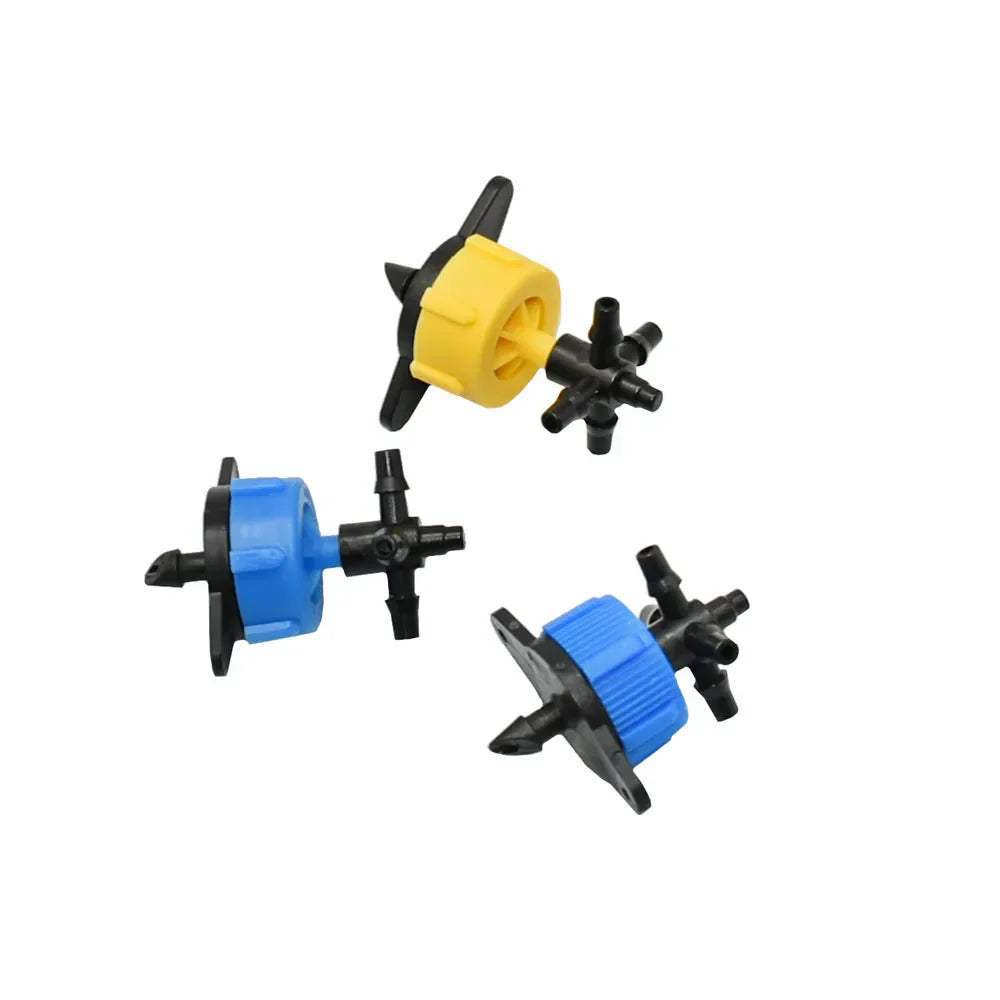 Carvallo Cross Connector | 2-Way Arrow Connection | For 3 mm & 5 mm Hoses | Drip Irrigation Systems Carvallo