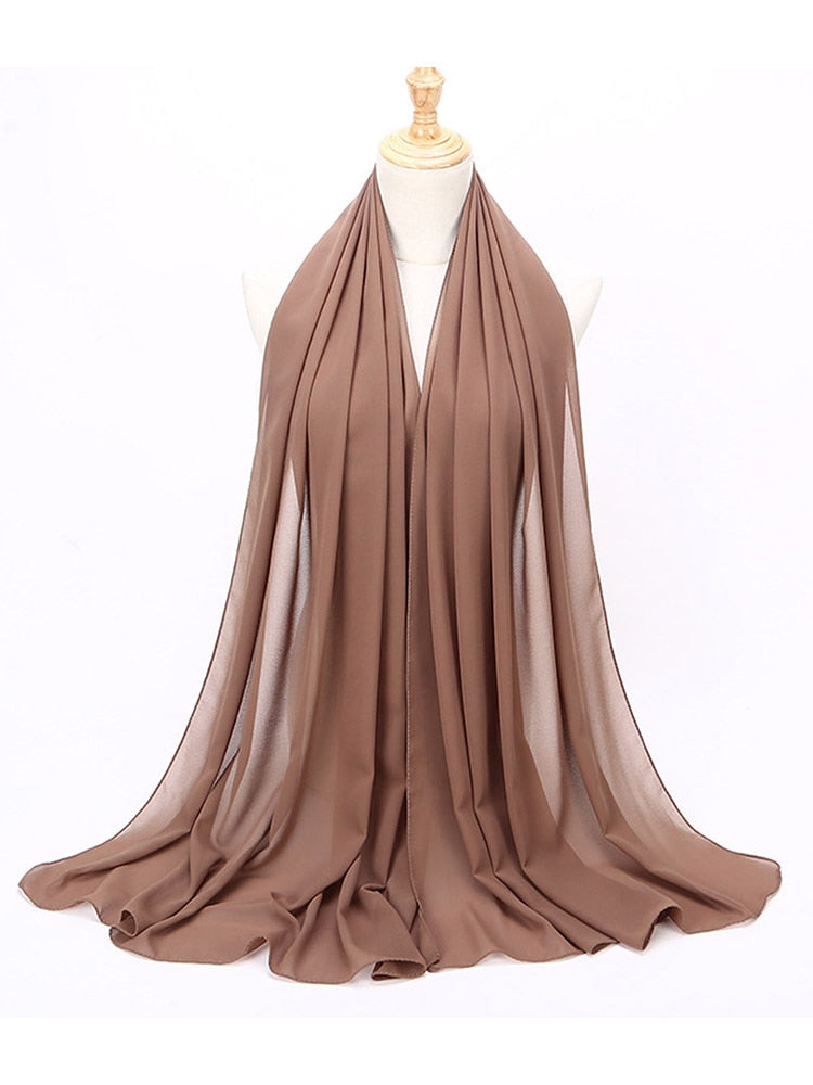 Chiffon Hijab pannband-Clothes for women-Bellasverige-Hemnix